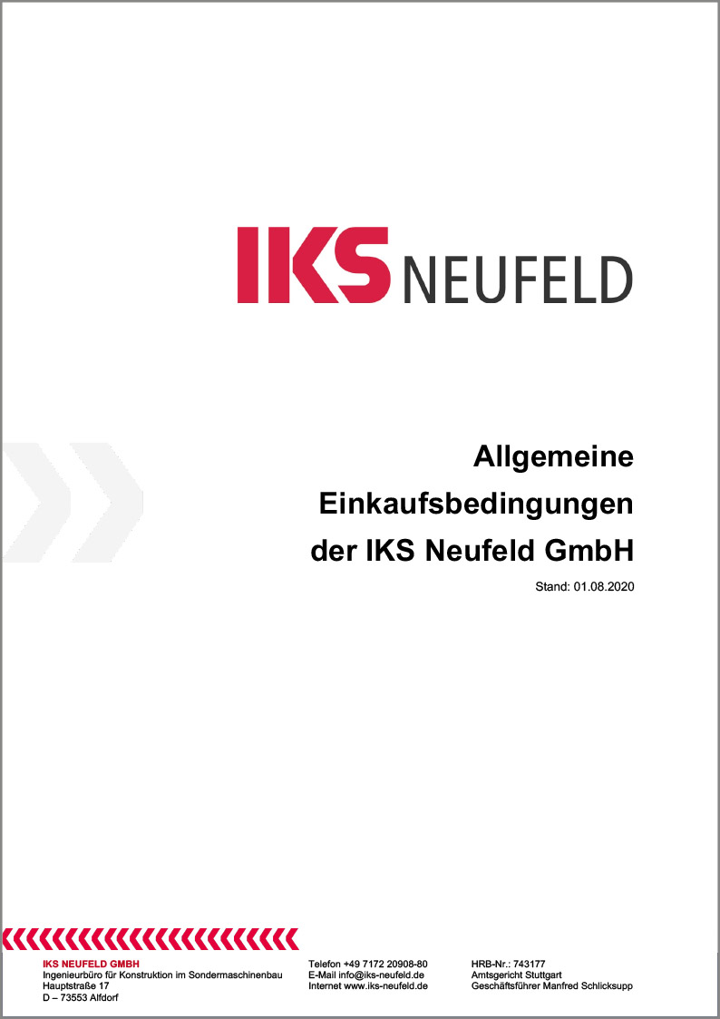 IKS Neufeld Downloads Einkaufsbedingungen